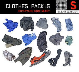 3D clothes floor pack 15