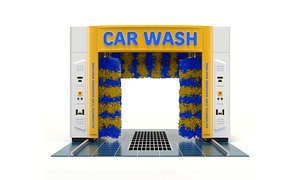 Automatic Car Washing Machine Animation