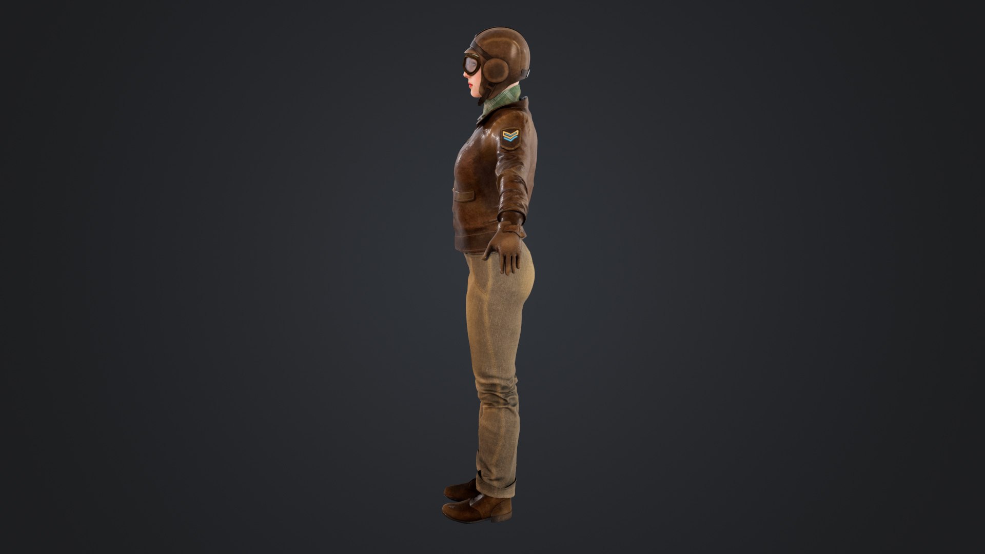 Vintage Pilot 3D Model - TurboSquid 2414209