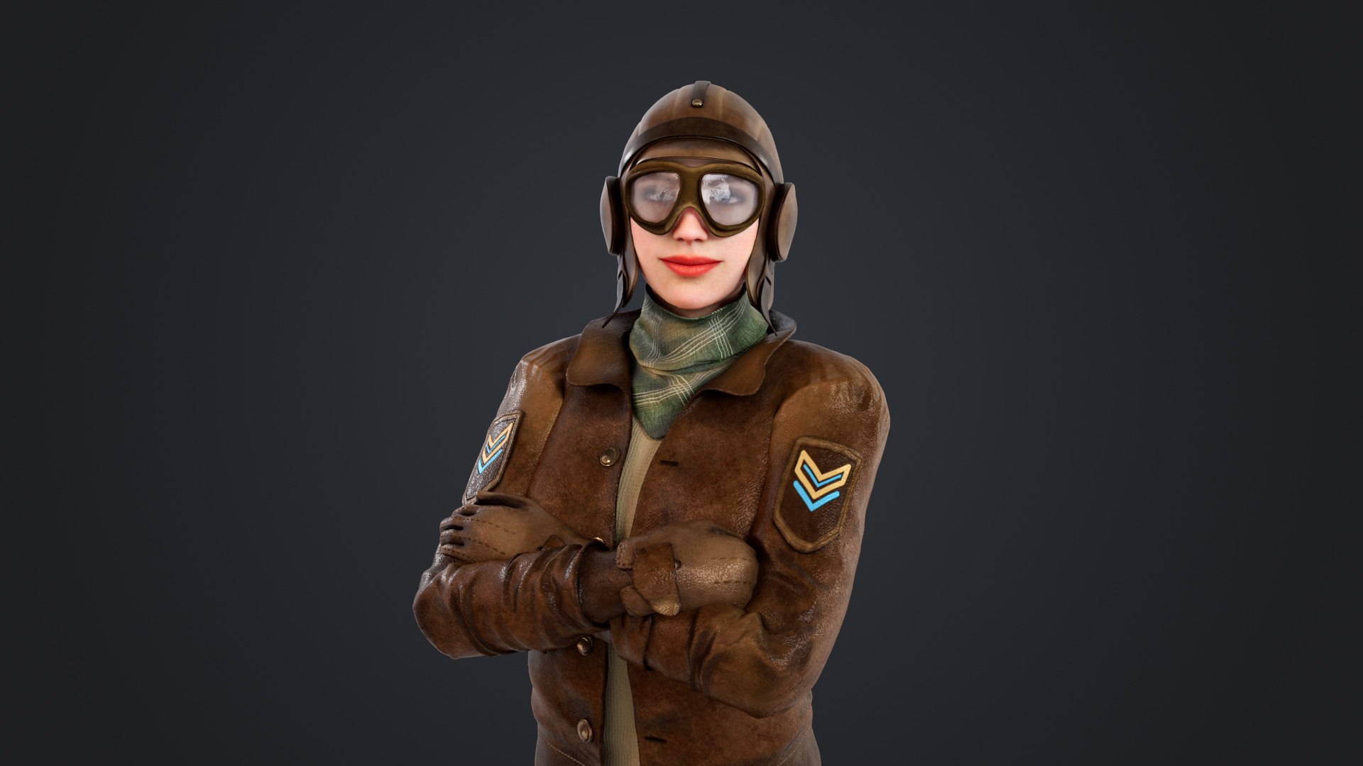 Vintage Pilot 3D Model - TurboSquid 2414209