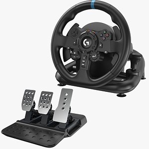 Gaming Steering Wheel With Pedals