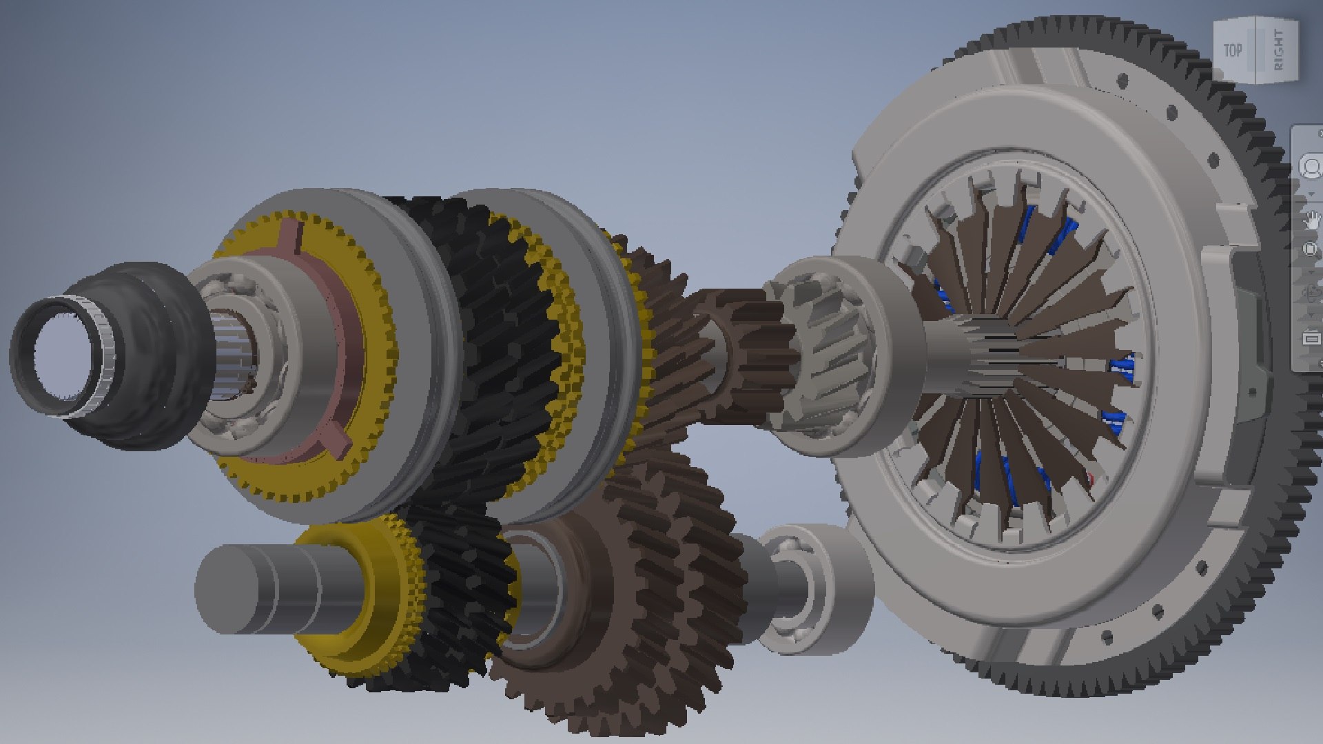 car gearbox animation