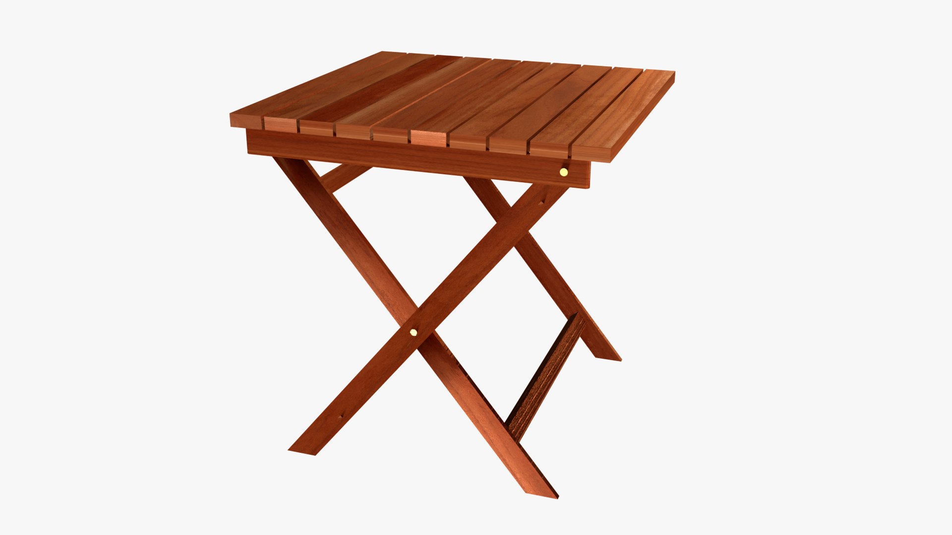 3D Wooden Foldable Table Model - TurboSquid 1963876