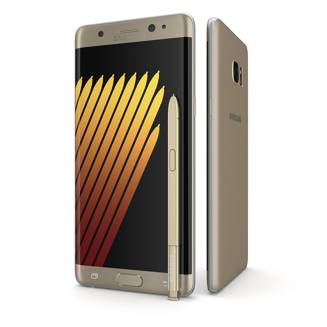 3d Model Samsung Galaxy Note 7