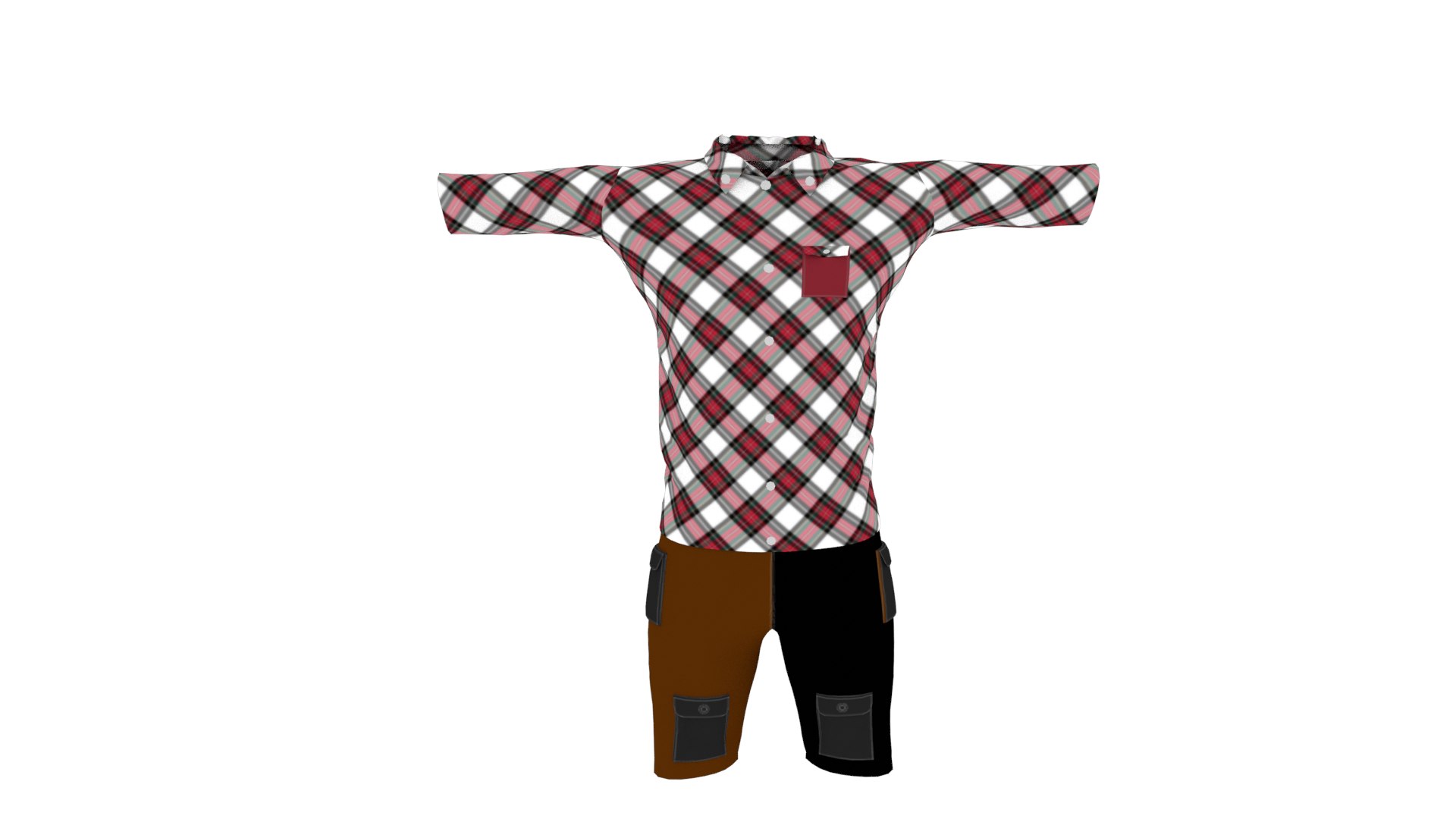 Man Outfit Model TurboSquid 2109315