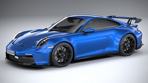 3D Porsche 911 GT3 2022 LowPoly