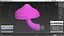 LED Mushroom Night Light Pink