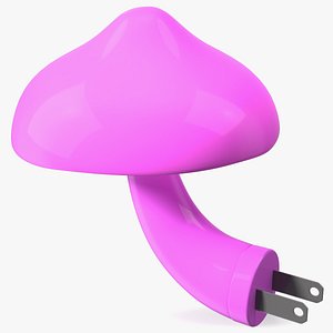 LED Mushroom Night Light Pink