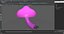 LED Mushroom Night Light Pink