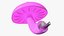 LED Mushroom Night Light Pink