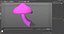 LED Mushroom Night Light Pink