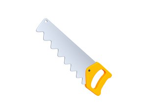 3D model hand saw