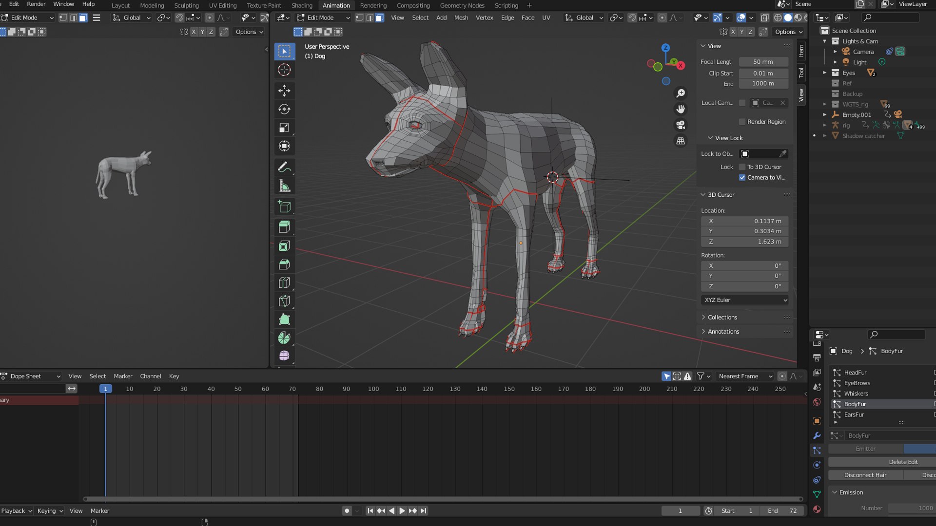 Low Poly Realistic Hyena Model - TurboSquid 2251873