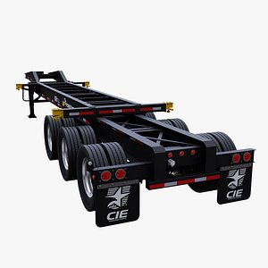 Pioneer 33 Lightweight Tridem Slider Chassis 3D model