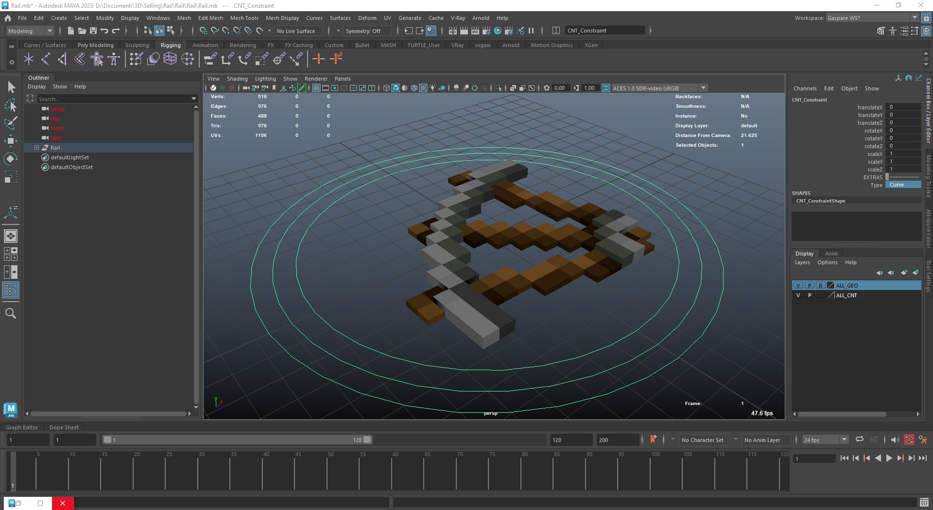 Minecraft Rail 3D Model - TurboSquid 1930432