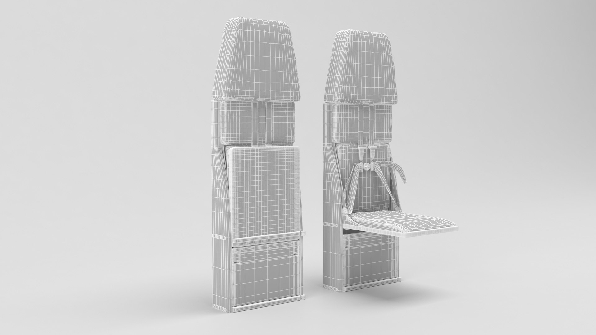 Crew Seat 3D Model TurboSquid 2082309