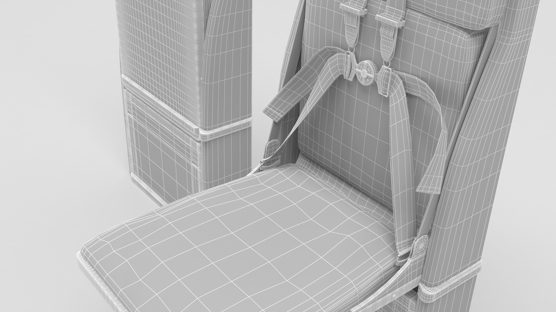 Crew Seat 3D Model TurboSquid 2082309