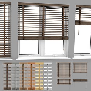 3D wood blinds venetian 2