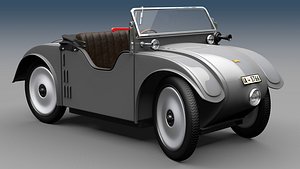 3D model HANOMAG 2-10 Sport-Zweisitzer Kommissbrot Series II 1927