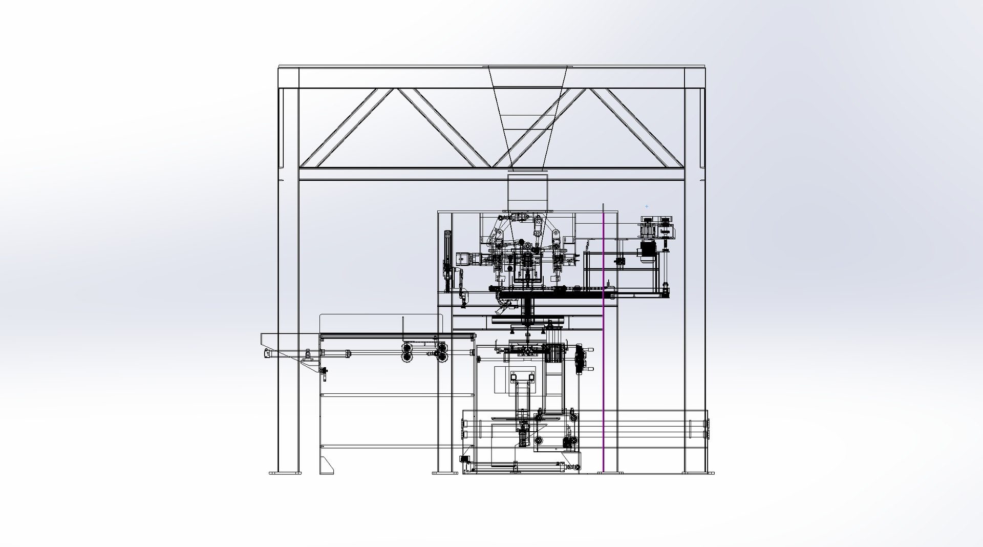 Full automatic bag-making packing machine model - TurboSquid 1945018