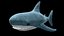 3D model Stuffed Toy Shark IKEA Blahaj PBR
