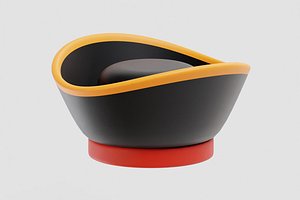 3D Pirate Hat cartoon 3d model
