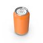 Orange Soda Can
