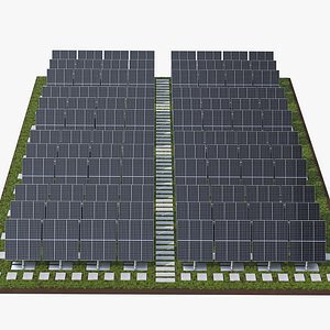 Solar Field 3D model