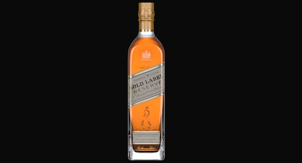 modelo 3d Johnnie Walker Gold Label Botella - TurboSquid 1389184