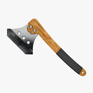 Wooden Axe 3D model
