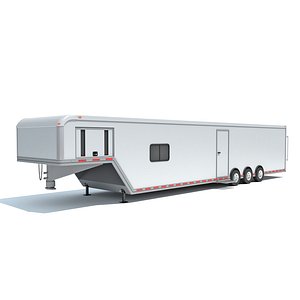 Camping Caravan Trailer 3D model