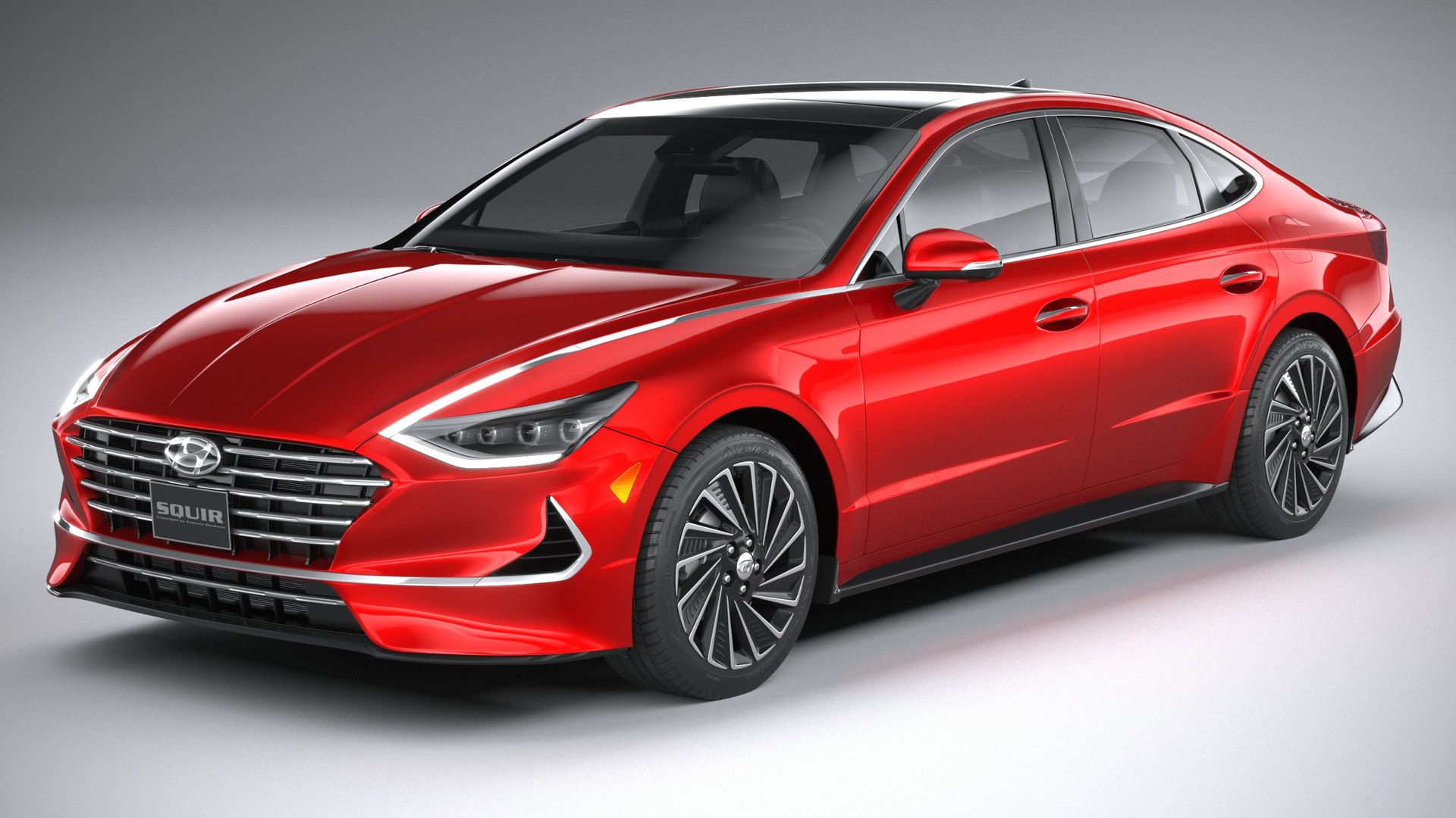 3D Hyundai Sonata Hybrid Model - TurboSquid 1512537