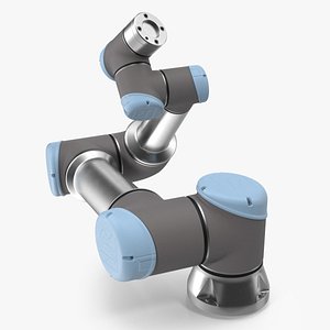 Universal Robots UR5e Industrial Robot Rigged 3D