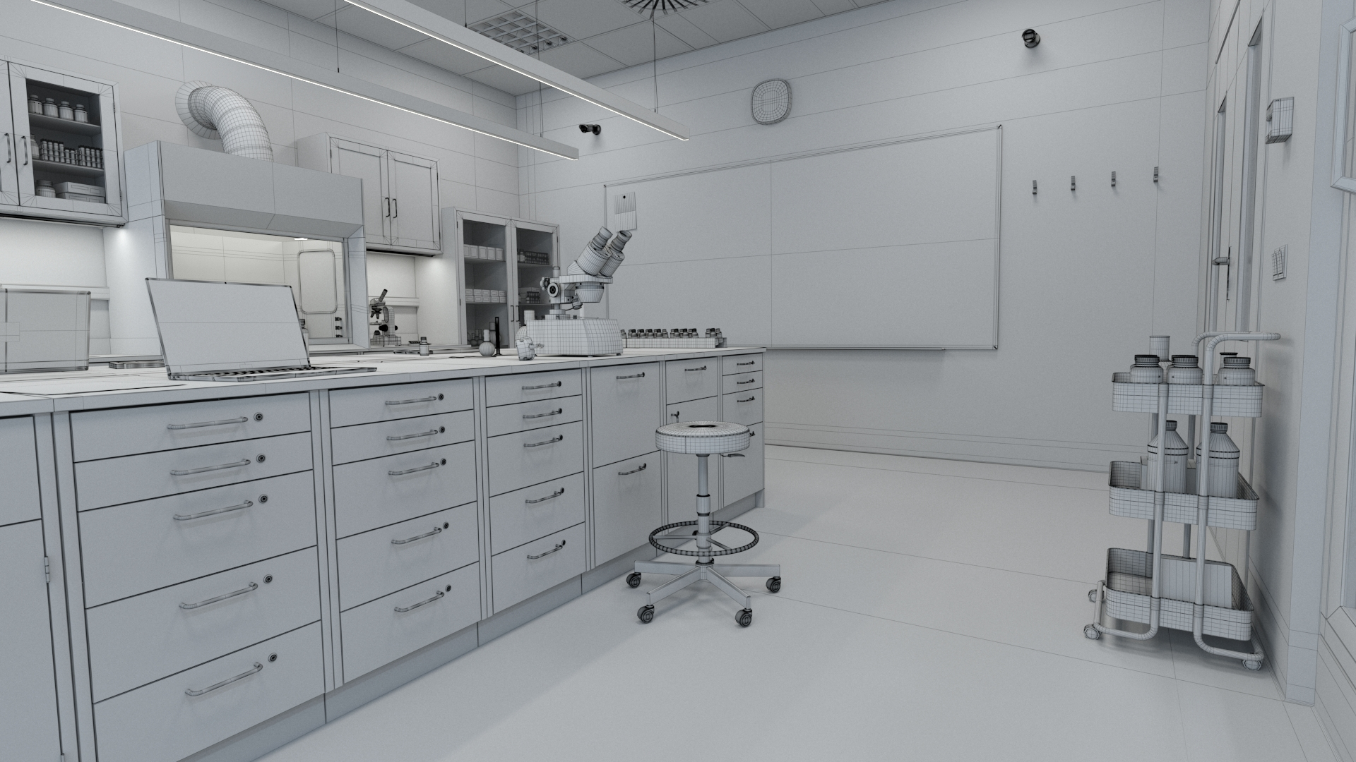 3D laboratory lab - TurboSquid 1647739