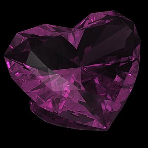 heart cut gemstone