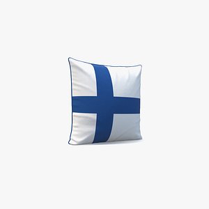 Finland Flag Pillow