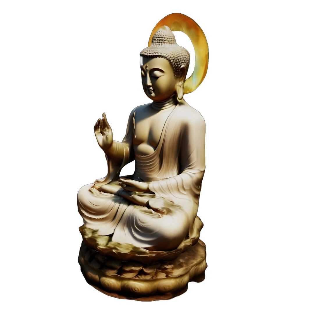 Meditative Buddha Statue Collection 3D Model TurboSquid 2295593