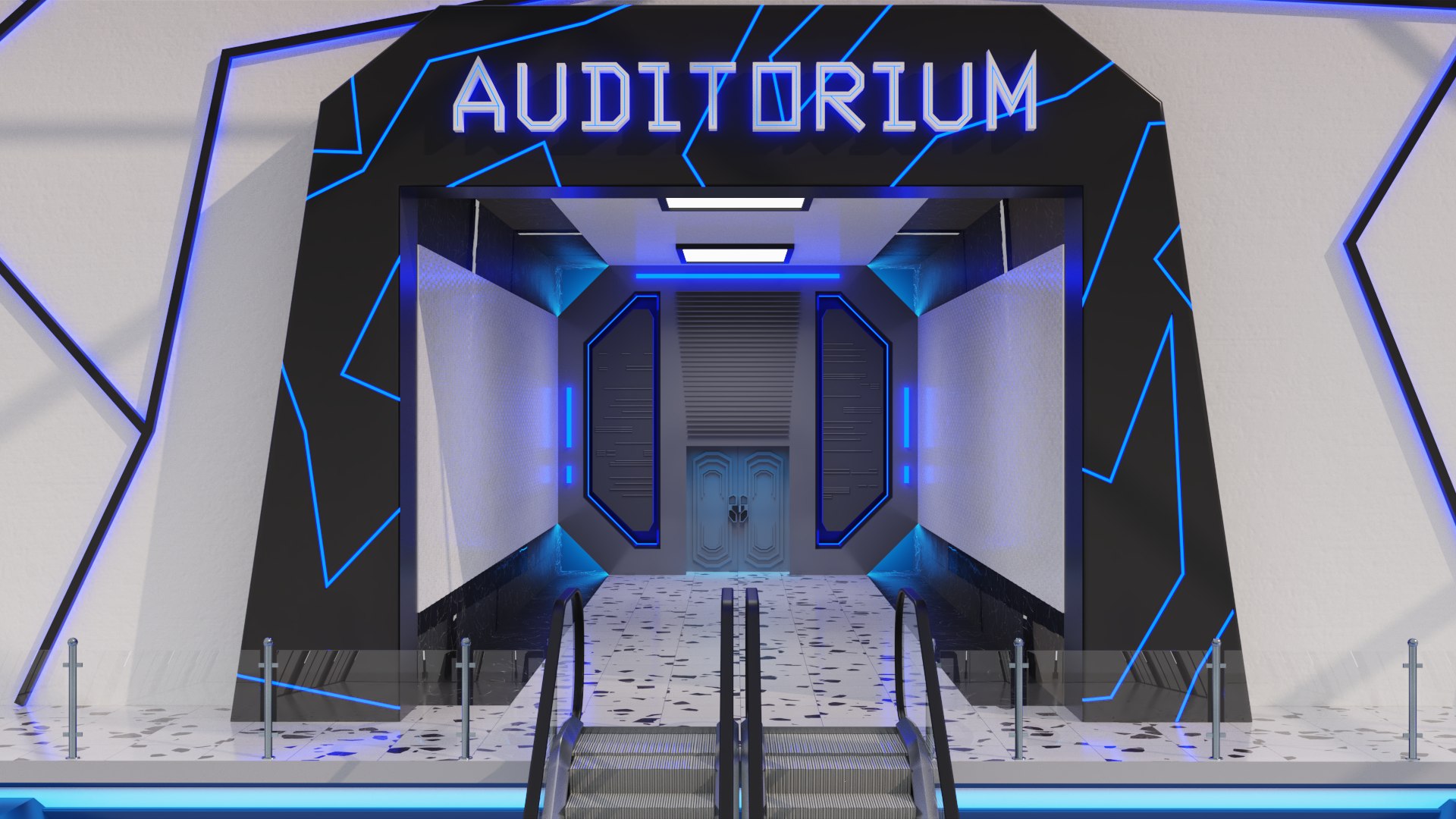 Technological Foyer 3D - TurboSquid 2094534