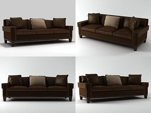3D suited sofa model