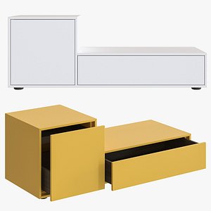 Porro Truck bedside table 3D model