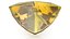 Shield Cut Yellow Sapphire