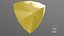 Shield Cut Yellow Sapphire