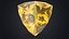 Shield Cut Yellow Sapphire