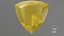 Shield Cut Yellow Sapphire