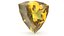 Shield Cut Yellow Sapphire