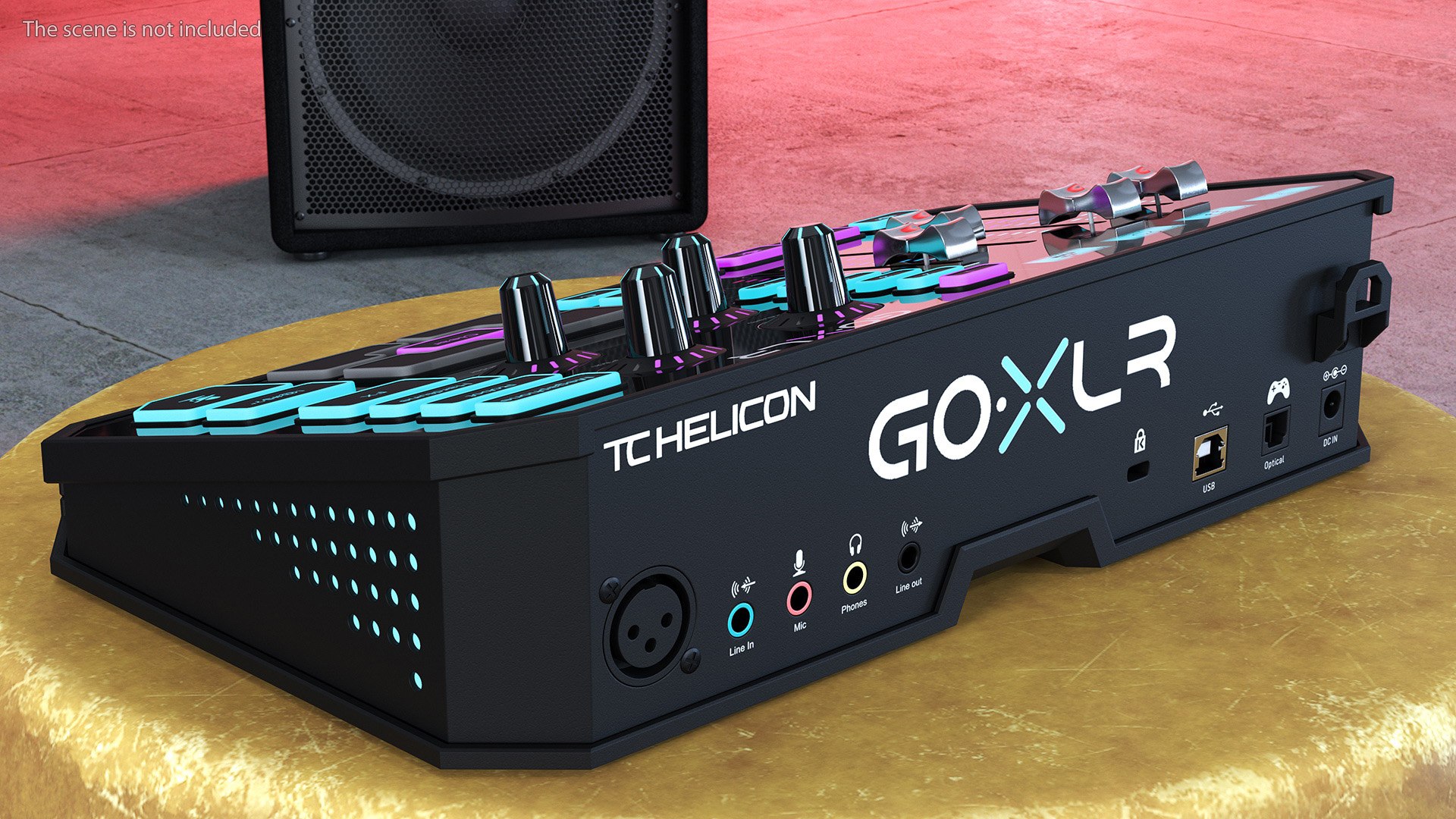 3D Online Broadcaster Platform GoXLR Lights On Model - TurboSquid 2149918
