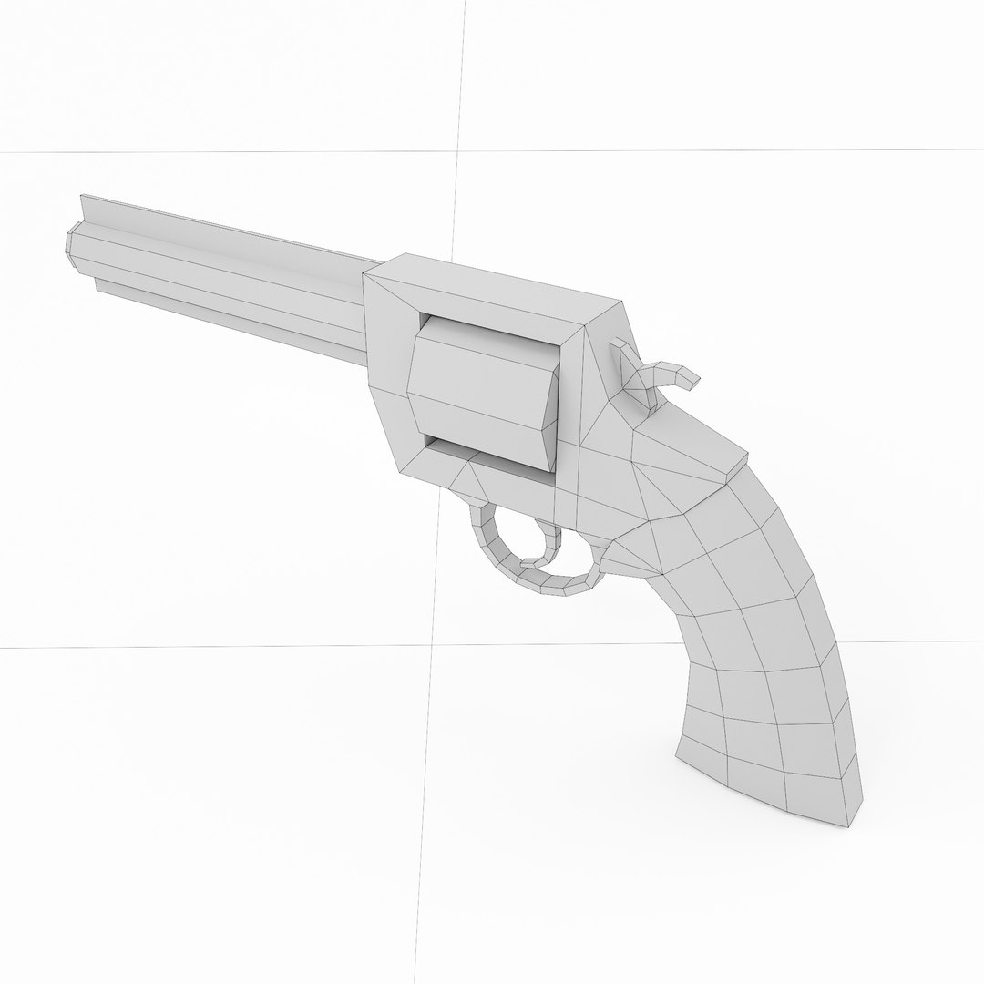 Colt Python revolver model - TurboSquid 1992388