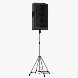3D Speaker On A Stand model