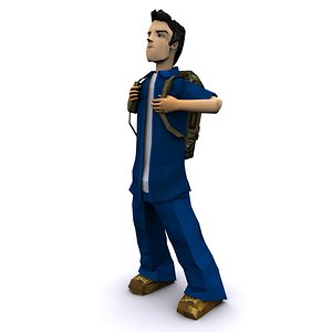Low Poly Character MAX2010