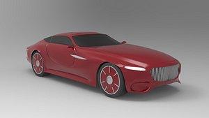 Mercedes Maybach Low Poly